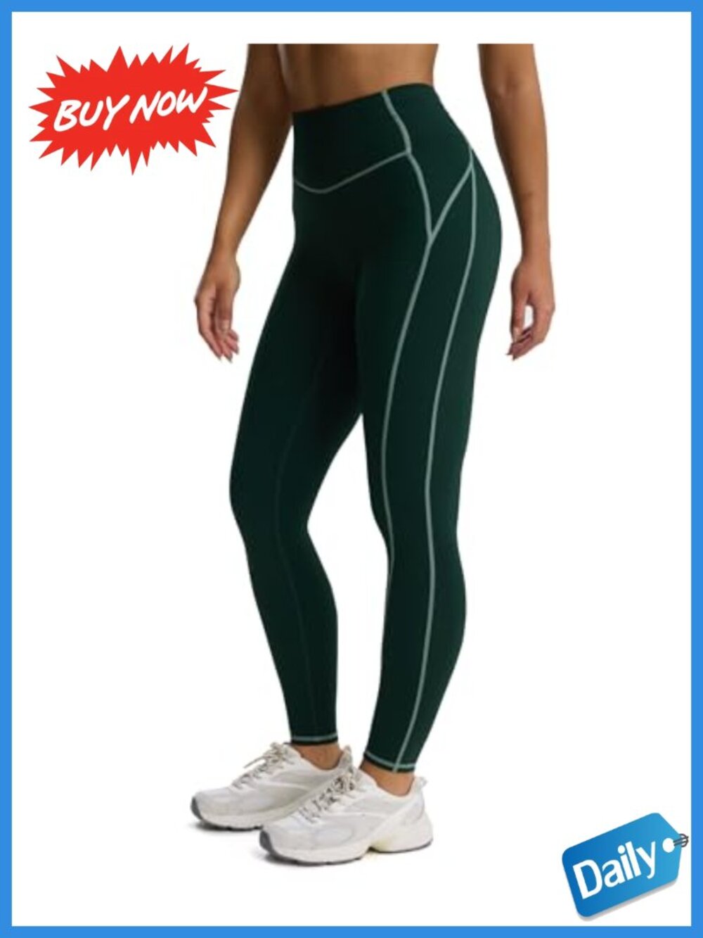 Lined Yoga Leggings 26" High Rise Compressive Nylon Spandex